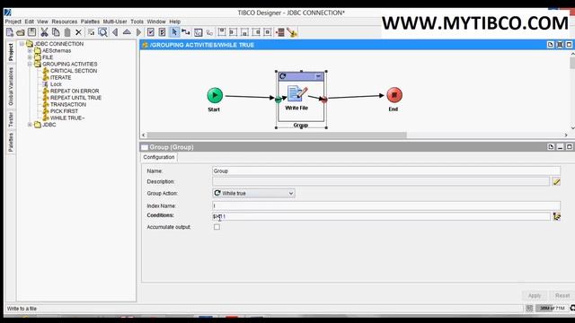 TIBCO BW WHILE TRUE GROUP смотреть онлайн