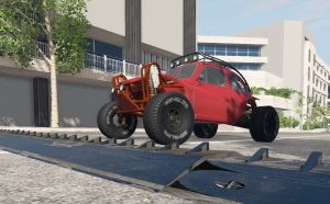 лежачие полицейские с шипами против автомобилей-BeamNG drive
