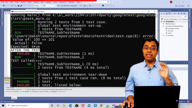 Google C++ Test Framework  - Introduction - Assertions Types and Test Fixtures for latest C++ Specs