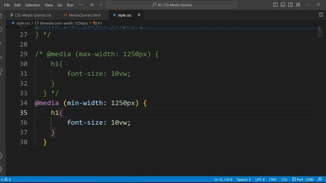 CSS Media Queries | Mastering CSS: The Ultimate Guide for Web Developers #chapter40