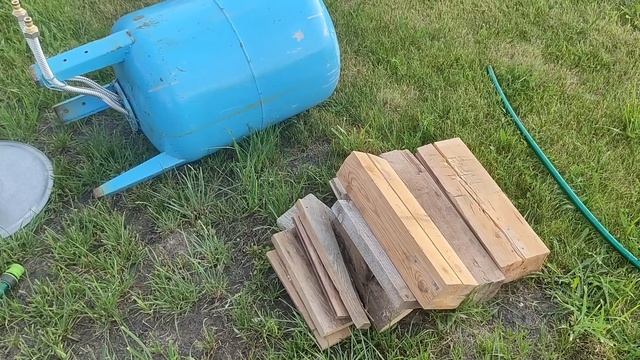 Самый простой и дешёвый обогреватель бассейна из гидробака