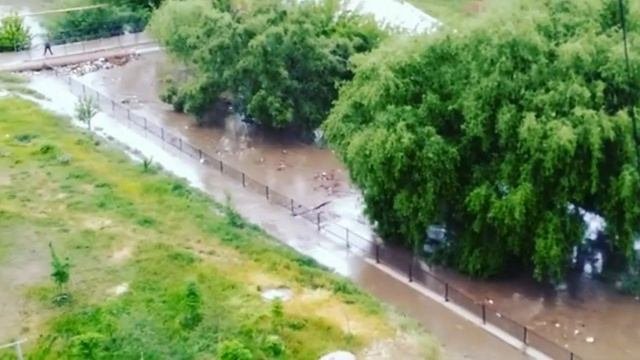 Ливневые дожди затопили Симферополь