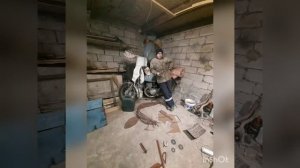 Печка(буржуйка) в гараж из 3-х камазовских дисков старого образца)