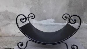 Кованая дровница