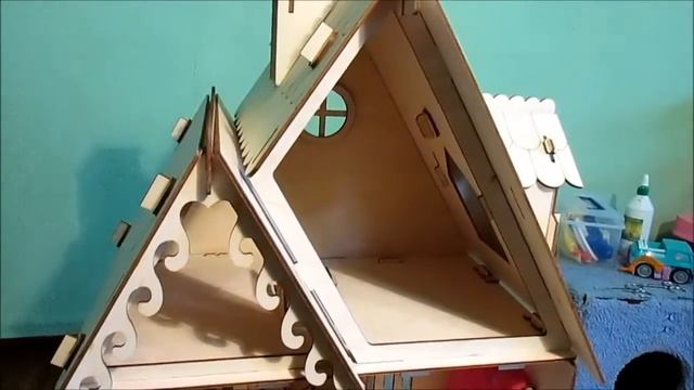 Наш деревянный домик #Собираем Деревянную мебель смотреть онлайн