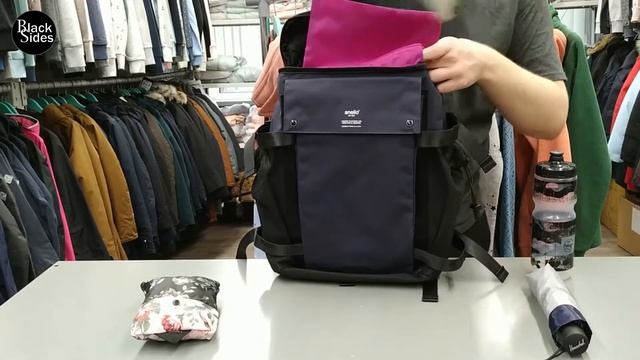 Рюкзак водостойкий для 13 ноутбука Anello AT-B3351 Navy