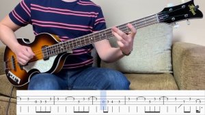 PAPERBACK WRITER - The Beatles | BASS COVER WITH TABS | Höfner 500/1 CT |