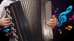 104 Чернобровый, черноокий. Игра на баяне. Любимые мелодии..mp4