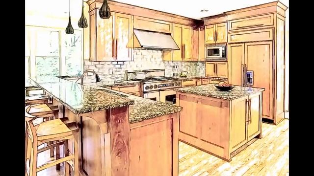 99 эскизов кухни с барной стойкой смотреть онлайн