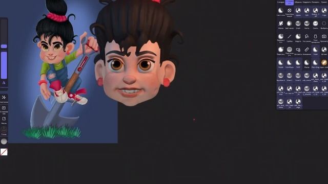 Создание персонажа-ОТ скеча до 3Д/ Nomad Sculpt |Tutorial Sculpt On The iPad | Nomad  Sculpt