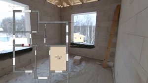 Обзор двухэтажного дома из газобетона 220 кв.м. Планировки, фасады, конструктив.