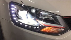 GTI Look Headlights Xenon LED for Volkswagen Polo 6R / 6C Scheinwerfer Koplampen