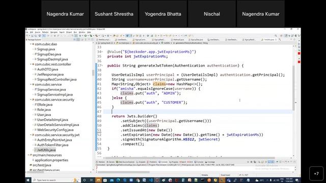 Web Application - Spring Boot-Rest-API-Spring-Security-JWT+Angular -DAY- 40 смотреть онлайн