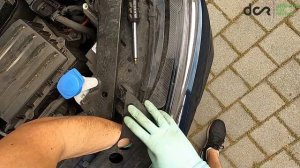 VW Tiguan II - Removing Grill (How to remove upper bumper grill)