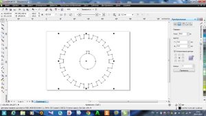 как нарисовать шестерёнку в coreldraw 5