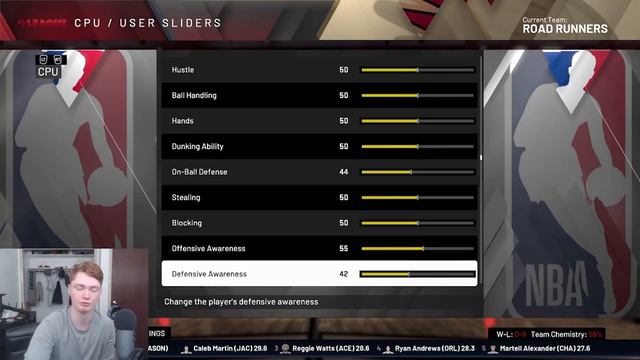 Sliders Explained l Best Sliders for MyLeague NBA2K20