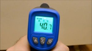 HoldPeak HP-981B Laser Infrared Thermometer - Demonstration (Storage heater)