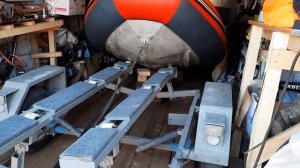 Подготовка к открытию водного сезона. Забираю лодку риб Танго 360 мнева.