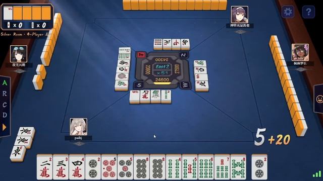 Mahjong Soul Guide (база, сбор руки,no yaku)