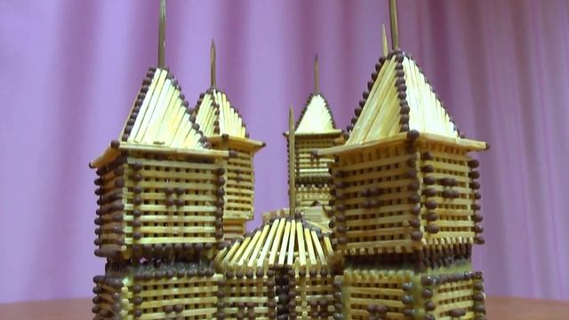 Готический замок из спичек, историческая реконструкция смотреть онлайн
