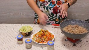 Быстрый ужин / Овощное рагу с фаршем