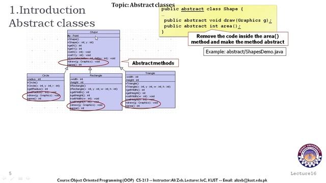 L16-V1 - Object Oriented Programming in Java - Abstract Classes & Abstract Methods смотреть онлайн