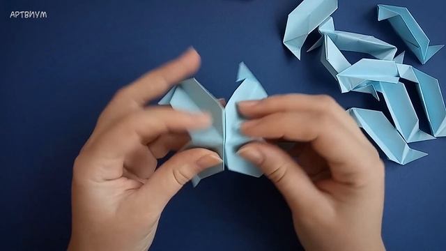 Простая оригами кусудама из модулей | Простой способ сделать модульную Origami Kusudama [Без Клея]