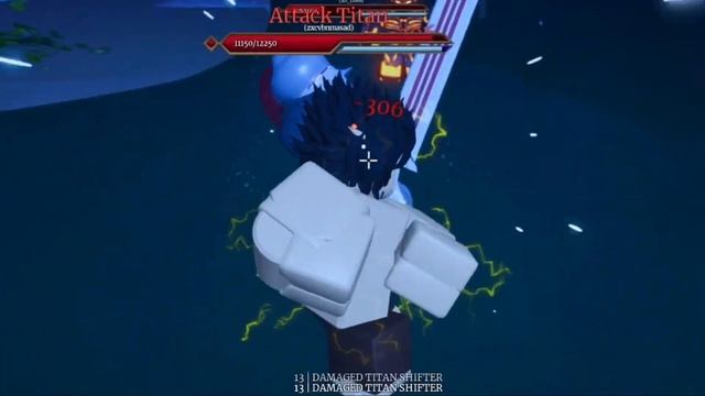 I  Becoming Attack Titan ? roblox Titan warfare