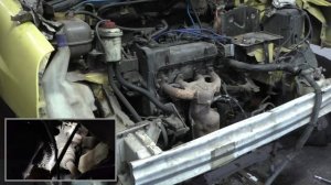 Fiat Doblo 1.2L Снятие двигателя и его разборка (1 часть)