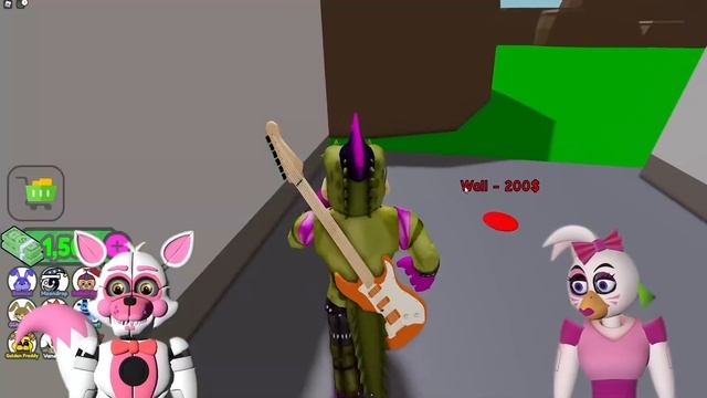 Funtime Foxy And Glamrock Chica Play FNAF Security Breach Tycoon in ROBLOX смотреть онлайн