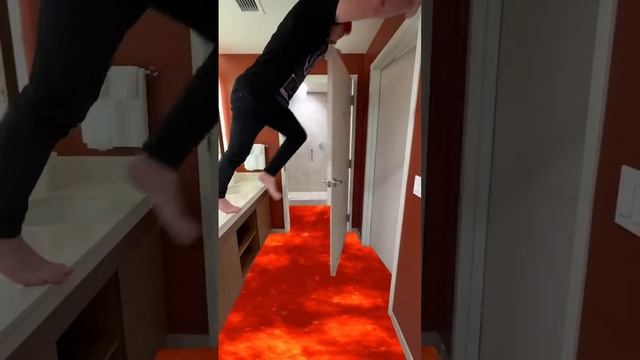 When the floor is ACTUALLY lava ??