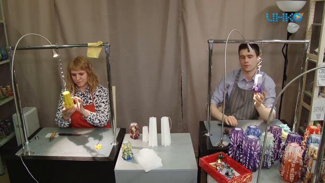 "HandMade с Людмилой Смирновой". Тема: Делаем свечу. смотреть онлайн