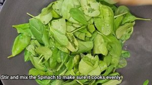 Sautéed Spinach | How to Cook Spinach with Olive Oil, Butter, and Garlic | Quick Recipe