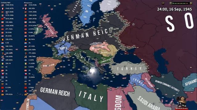 What if the French love to dig trenches? | WWII | HOI4 Timelapse смотреть онлайн