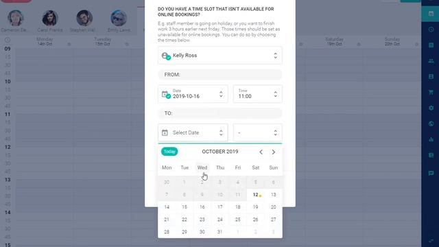 Add Unavailable Slot for Bookings Calendar смотреть онлайн