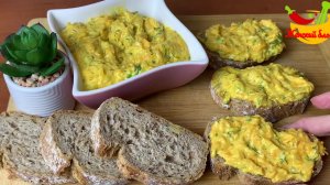 Рецепт Вкуснейшая намазка на хлеб из самых простых продуктов. Не Бутерброды, а Золото!