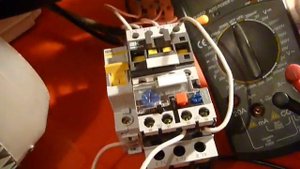 Подключение электромагнитного пускателя часть№2