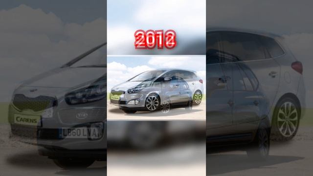 Evolution of kia carens (2000 to 2023) #short