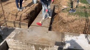 Подготовка основания к монтажу блоков ФБС. ч.1 Загородный Дом https://sevstroy.su