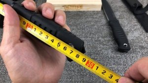 Нож "Витязь" AUS-8 Черный Хром Elastron от ПП Кизляр