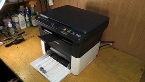 Kyocera FS-1020MFP — новый блок проявки, закачка тонера