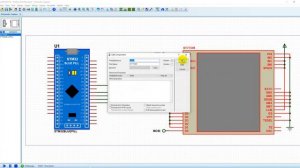 Proteus Simulation - STM32 Blue Pill with ST7735 color display