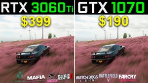 RTX 3060 Ti vs GTX 1070 Test in 10 Games