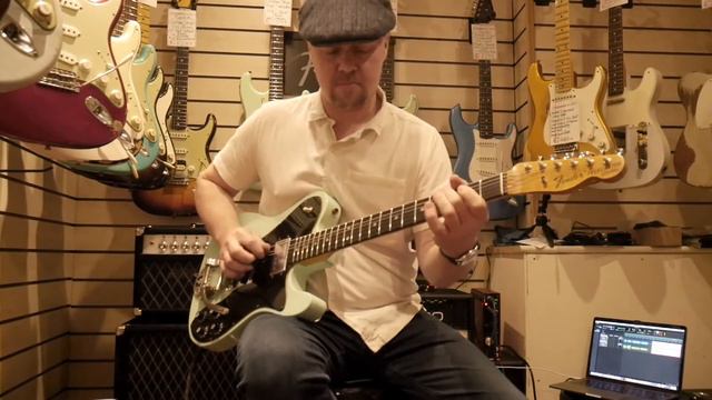 Fender Custom Shop 70 Tele Custom Journeyman Relic Surf Green смотреть онлайн