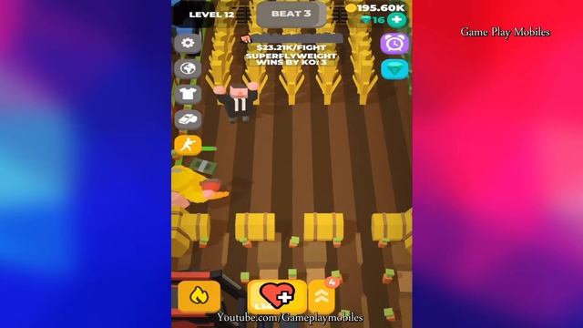 Idle Boxing - Idle Clicker Tycoon Game - Gameplay Walkthrough - Levels 1-20 смотреть онлайн