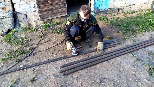 Стол и 2 лавочки в стиле лофт