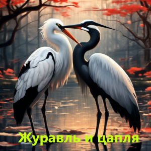 Журавль и цапля