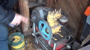 Как запустить самодельный гаражный компрессор в зимнее время