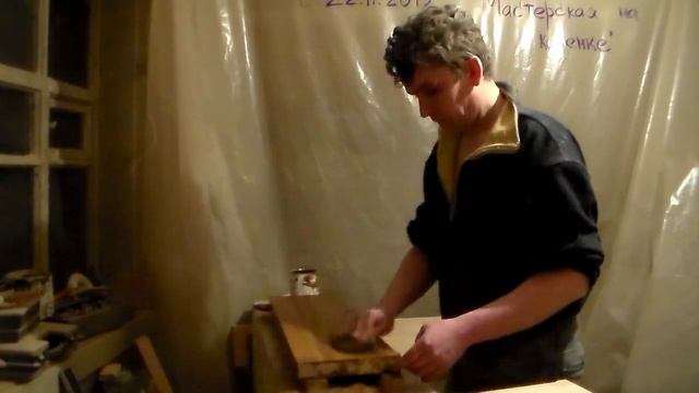 Тонирование ясеня маслом OSMO. Часть 8 - изготовление одномаршевой деревянной лестницы.
