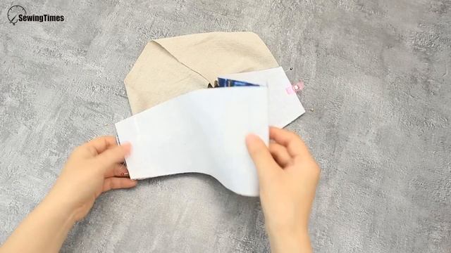 DIY Cute Purse Bag | How To Make A Pouch Bag With Denim Fabric [sewingtimes]